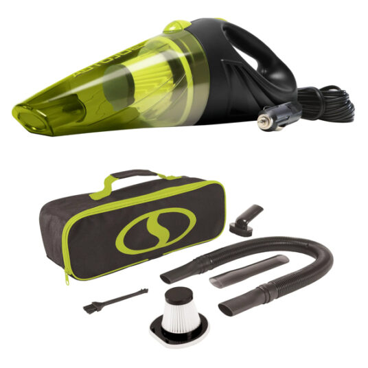 Sun Joe Auto Joe 12V portable car vacuum cleaner kit for $9