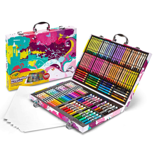 Crayola Inspiration 140-piece art case coloring set for $20