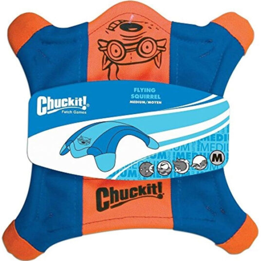 Chuckit! Flying Squirrel fetch dog toy for $4