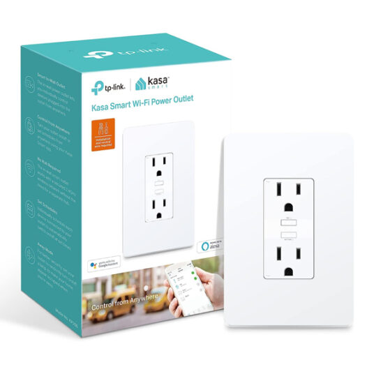 Prime members: Kasa Smart Plug KP200 in-wall Wi-Fi outlet for $17