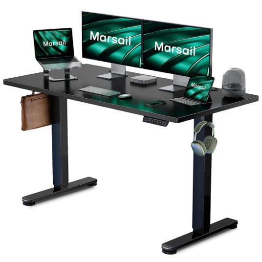 Marsail electric adjustable standing desk for $140