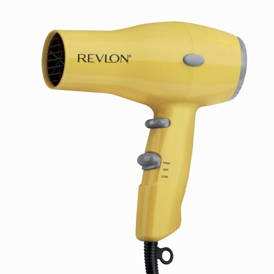 Prime members: Revlon 1875W lightweight travel hair dryer for $10