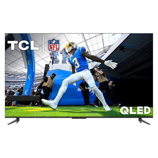TCL 65″ QLED 4K smart TV with Google TV for $528