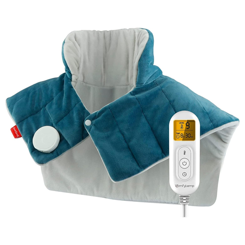 Prime members: Weighted heating pad for neck and shoulders for $40