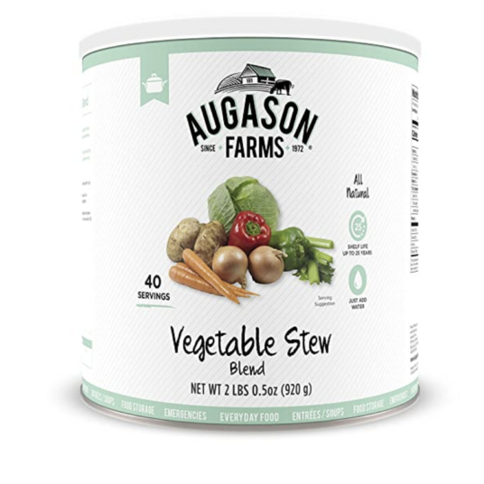 Augason Farms 2-lbs vegetable stew blend for $19