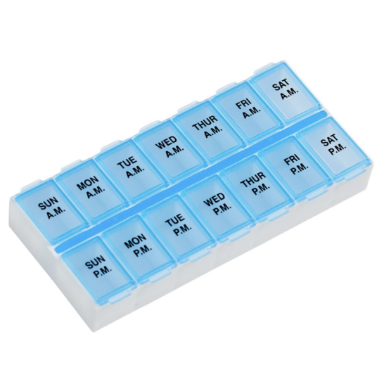Ezy Dose 7-day AM/PM pill organizer for $3