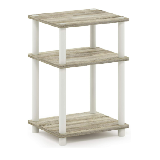 Furinno Just 3-tier Turn-N-Tube end table for $17