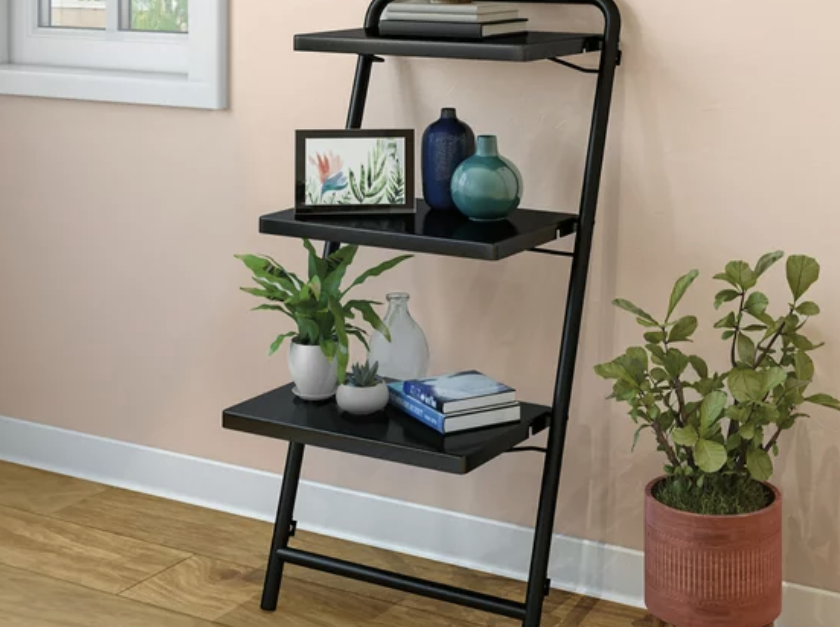 Sauder 3-tier leaning bookshelf for $26